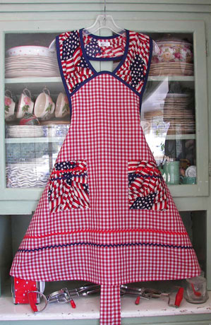 1940 4th of July apron