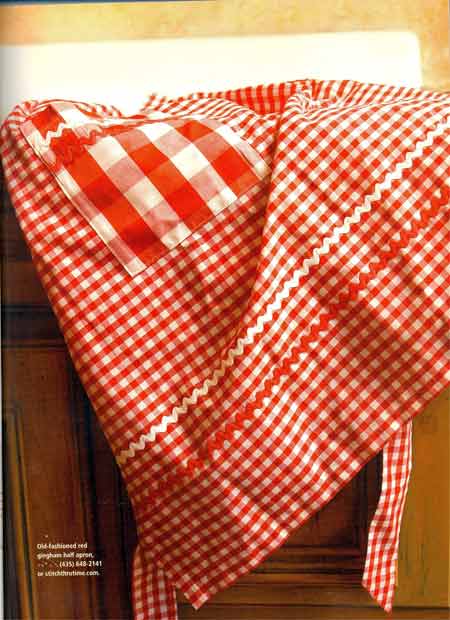 Retro Red Gingham