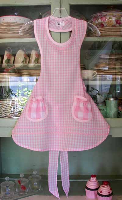 Aunt rose pink gingham