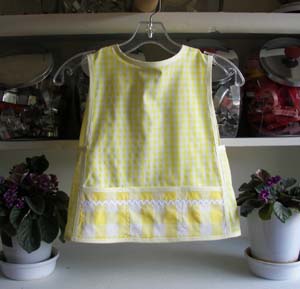 Yellow Gingham Small Child